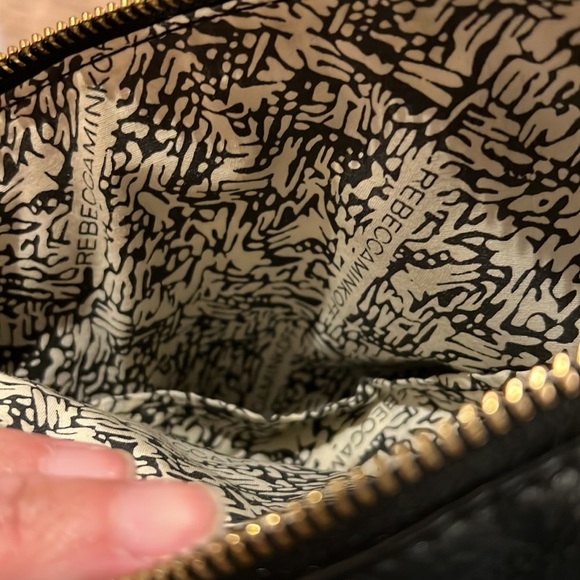 Authentic. Rebecca Minkoff Return of the M.A.C. Black Leather Crossbody. - Picture 8 of 8